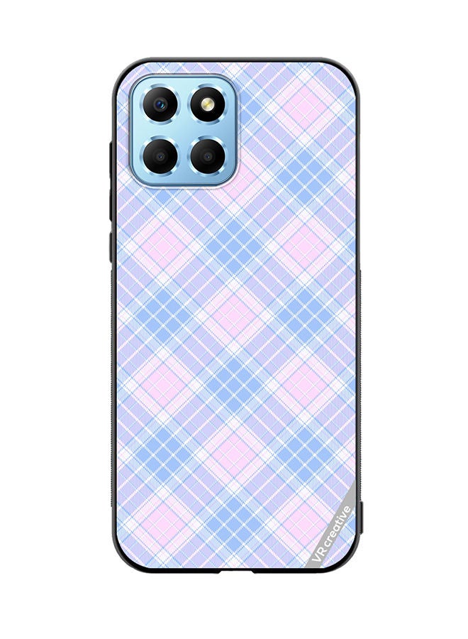 VR CREATIVE Protective Case Cover For Honor X8 5G Checks Color Square Geometric Texturee Design Multicolour - Image 1