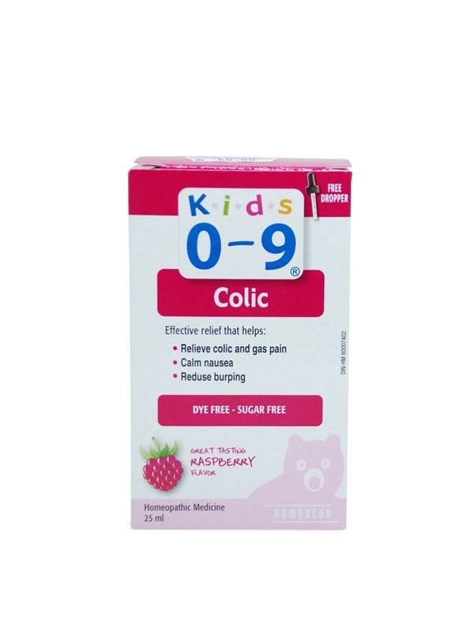 Homeocan Kinds 0-9 Relieve Colic and Gas Pain Calm Nausea and Reduce Burping Homeopathic Medicine 25ml 
