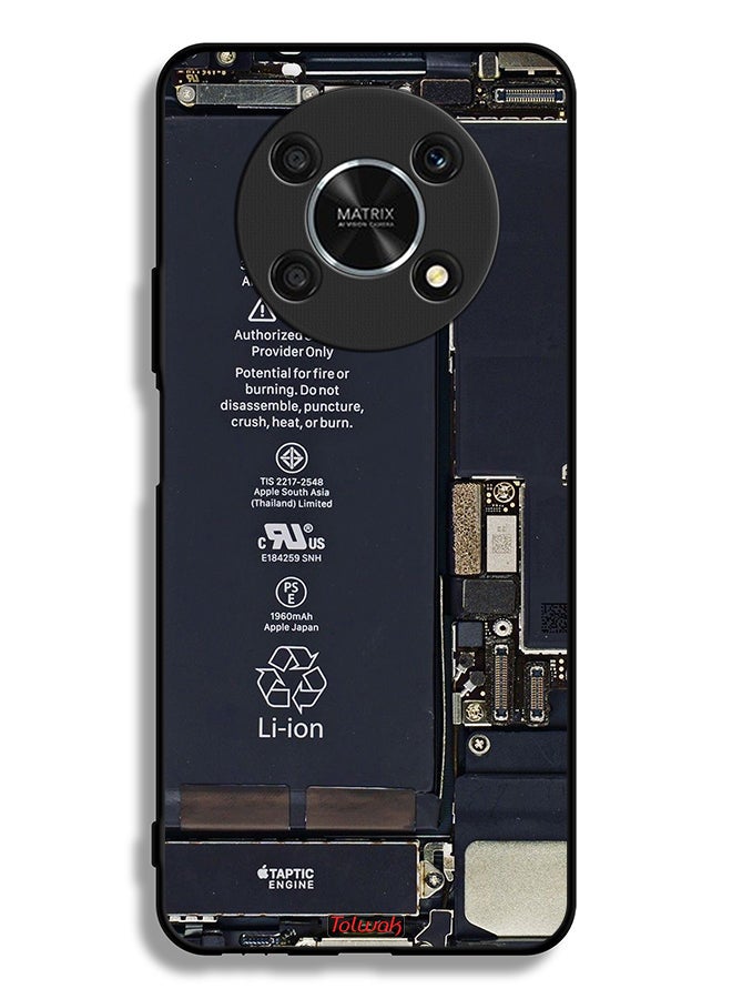 Tolwak Honor X9 5G Protective Case Cover Phone Circuit Pattern - Image 2