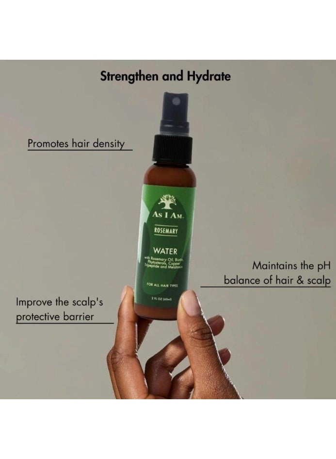 As I Am Rosemary Water - 2 Fluid ounce - with Biotin - Image 2