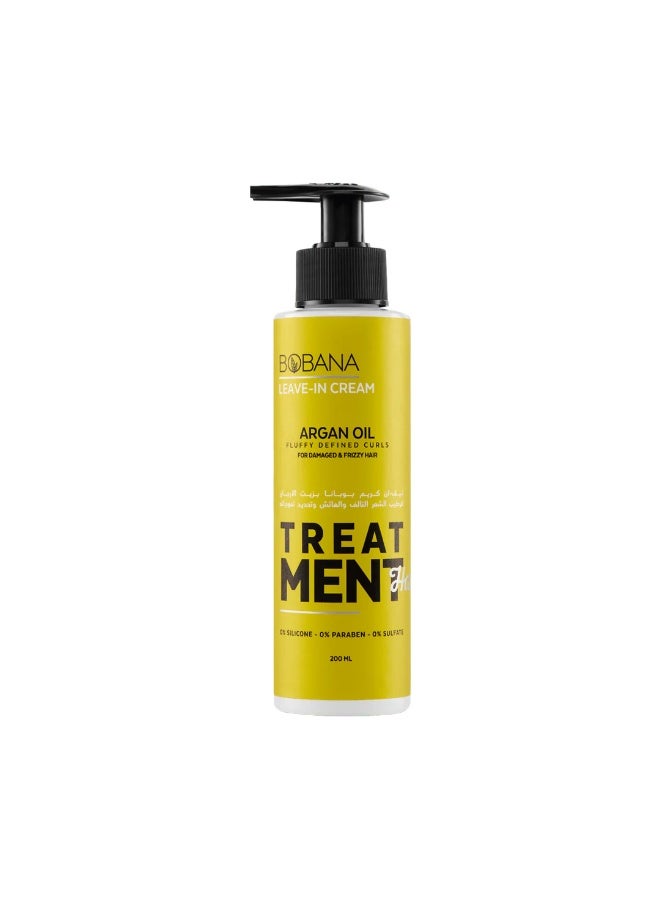 Bobana Leave-in Cream – with Argan Oil – 200ml - Image 1
