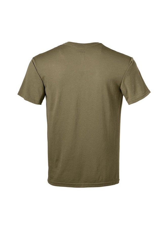 Soffe Men's 3 Pack-USA Poly Cotton Military Tee, Tan, Medium - Image 3