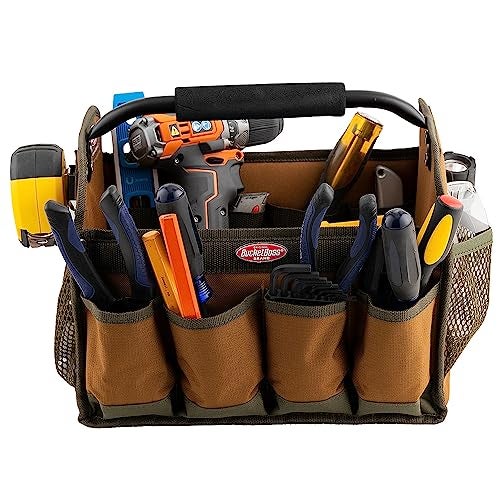 Bucket Boss Gatemouth Tool Tote in Brown, 70012, 11 liters - Image 3