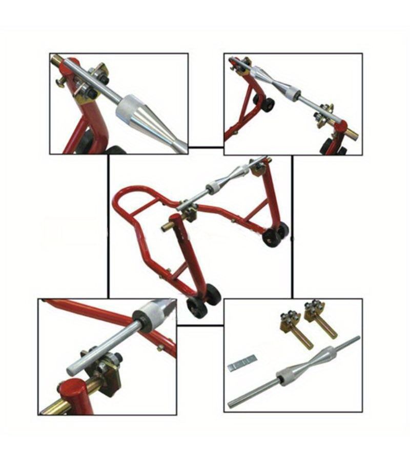 Multicolor Motorcycle Tire Balancer Manual Simple Balancing Rod - Image 1