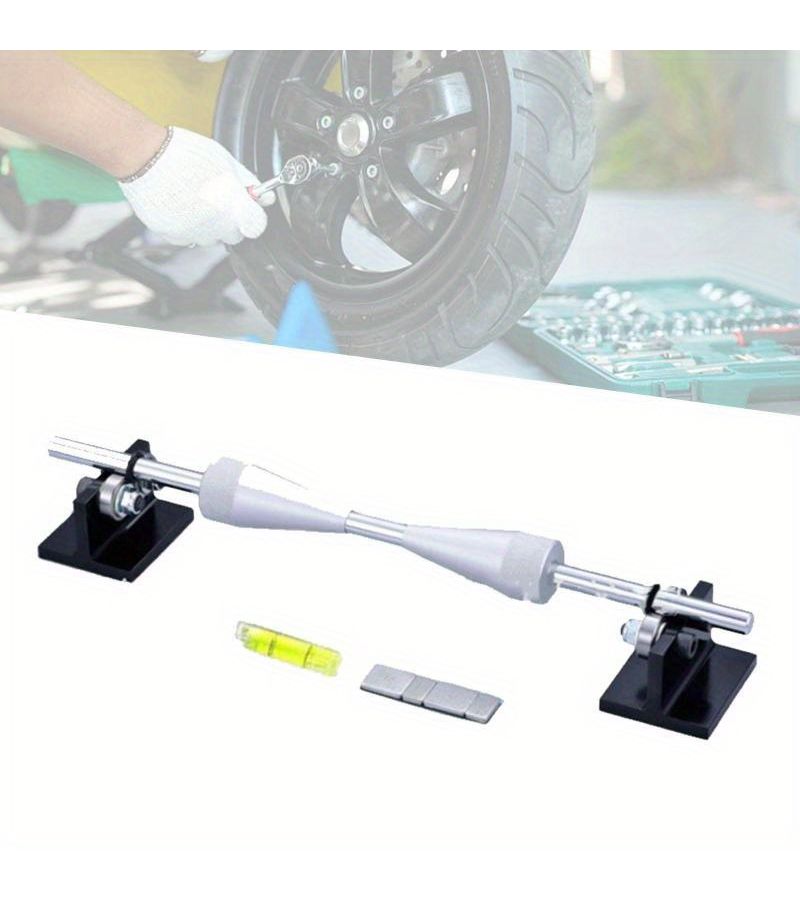 Multicolor Motorcycle Tire Balancer Manual Simple Balancing Rod - Image 2