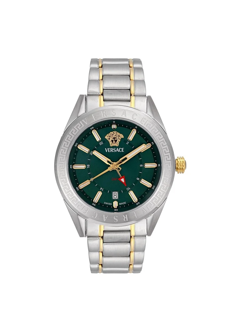 فيرزاتشي V-Code GMT Quartz Green Dial Watch