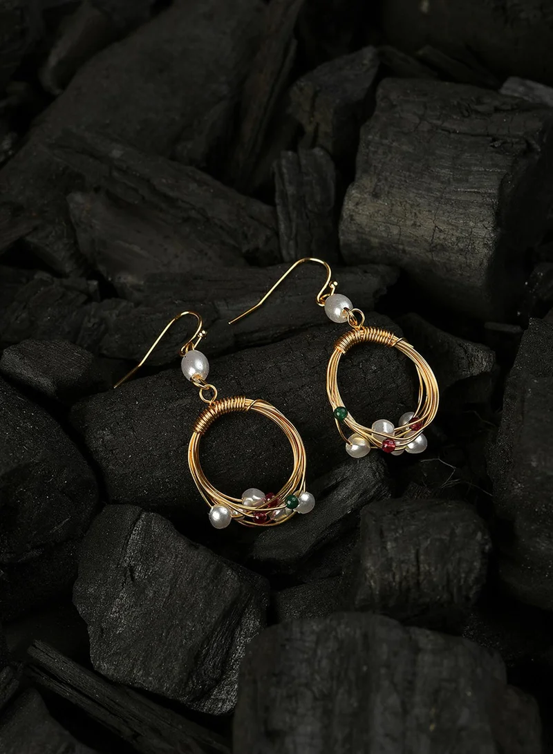 سوهي أقراط متدلية اصطناعية عصرية