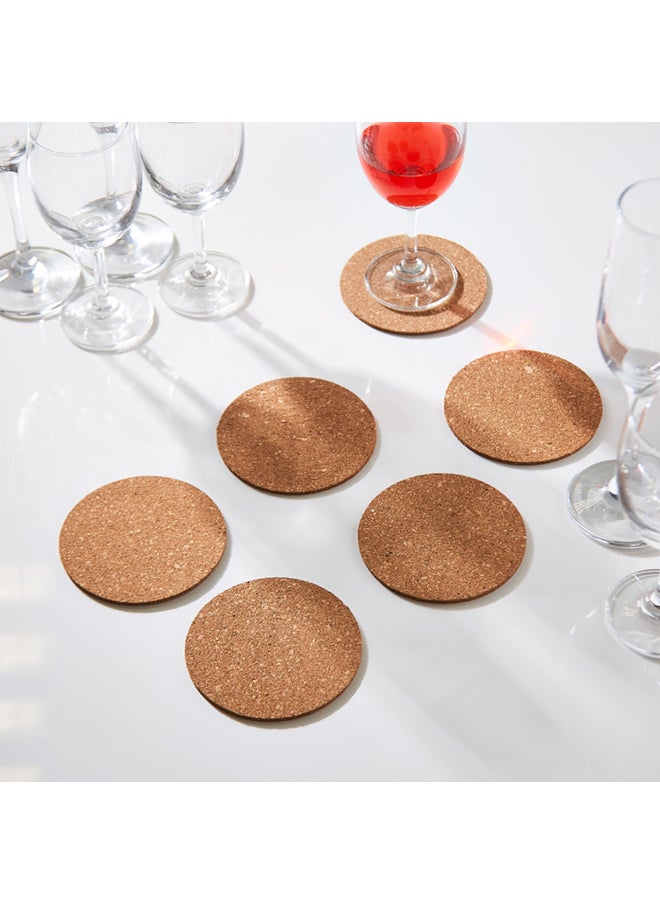 Home Box 6-Piece Vega Cork Round Coaster Set  - Image 3