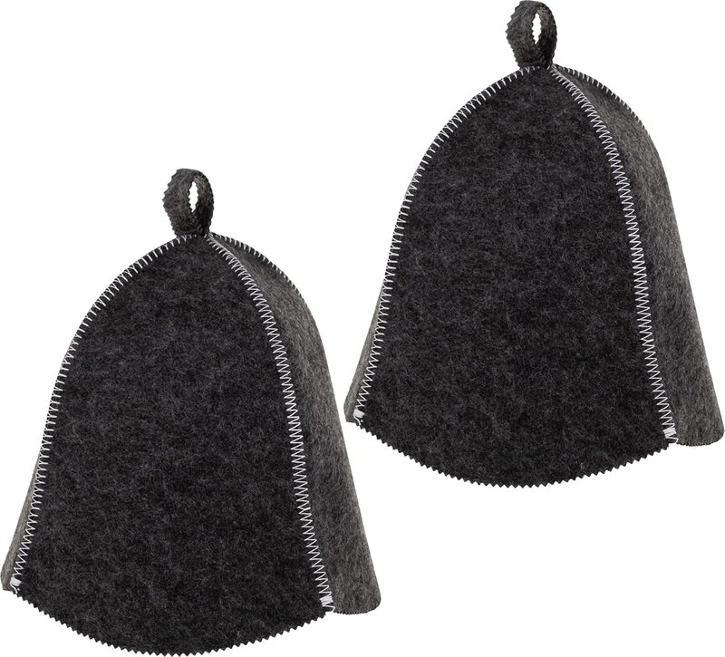 OFXDD Banya Hat - Pack of 2 - Russian Sauna and Banya Hat - Men and Women Sauna Hat Set of 2 Gray, Gray - Image 1