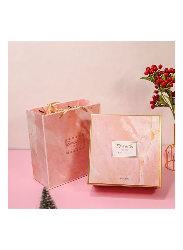 علبة هدايا للنساء طقم كوب ومنشفة بشكل دب عملي بتصميم أنيق - وردي - Image 3