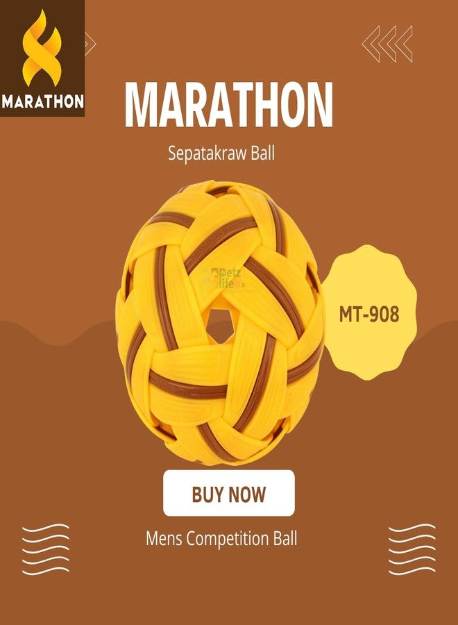 VAYINATO Marathon SepakTakraw Ball MT 908 - Mens Competion Ball - Imported from Thailand | Kick Volleyball | Growing Sports in India - Image 3