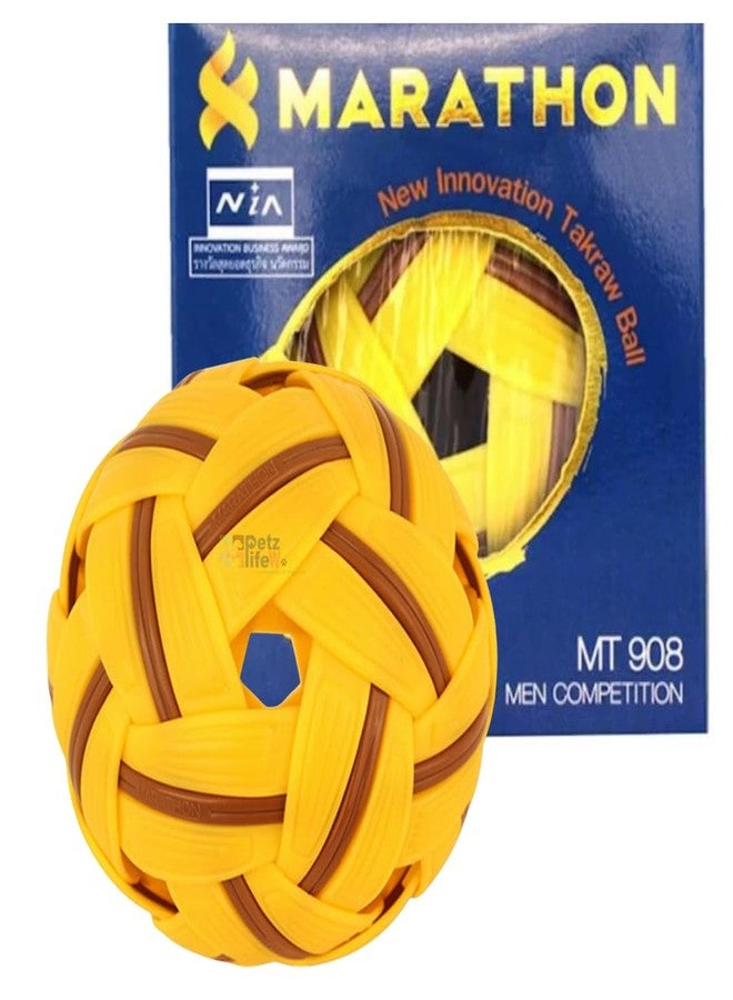 VAYINATO Marathon SepakTakraw Ball MT 908 - Mens Competion Ball - Imported from Thailand | Kick Volleyball | Growing Sports in India - Image 1
