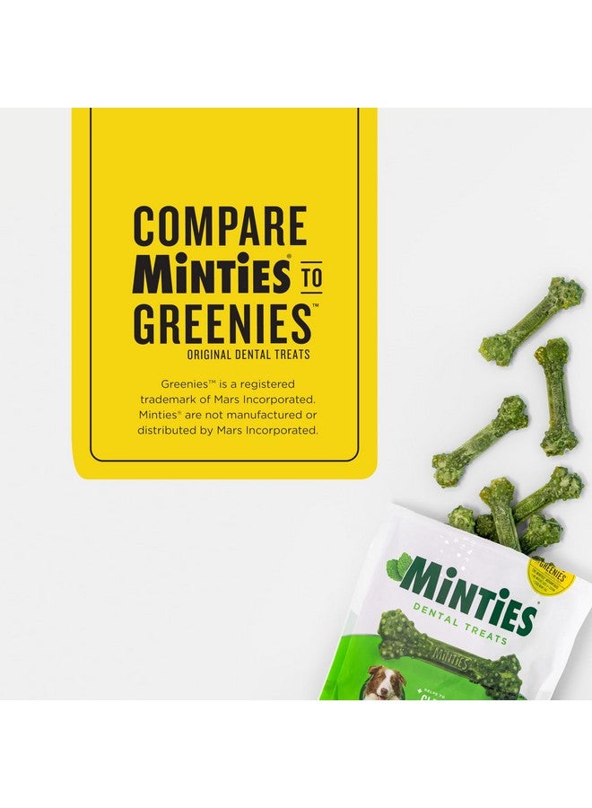 Minties Dental Chews for Dogs, 36 Count, Vet-Recommended Mint-Flavored Dental Treats for Large Dogs Over 50 lbs, Dental Bones Clean Teeth, Fight Bad Breath, and Removes Plaque and Tartar - Image 3