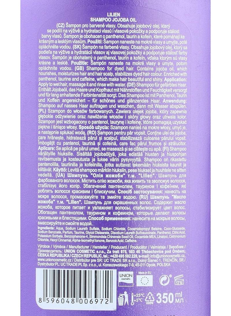 Lilien Jojoba Oil Shampoo for Colored Hair 350 ml - Image 4