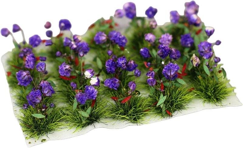 كلاراكو مجموعة زهور مصغرة يمكنك صنعها بنفسك، نموذج سكة حديد، حديقة خيالية، منظر طبيعي مصغر، مواد بناء عشبية، ديكور، ديوراما، زهرة التوليب - Image 3