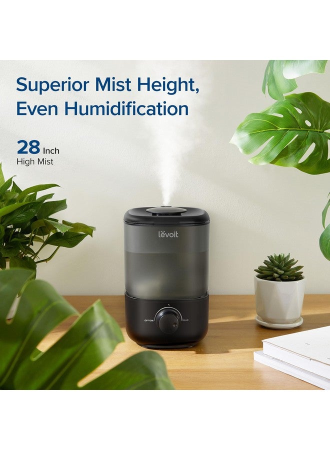 LEVOIT LEVOIT Classic 160 Top-Fill Ultrasonic Cool Mist Humidifier, Super Easy to Fill and Clean, Quiet Operation for Bedroom Home Baby & Plants, Auto Shut-off for Safety, 360° Rotating Nozzle, 2.5L, Black - Image 5
