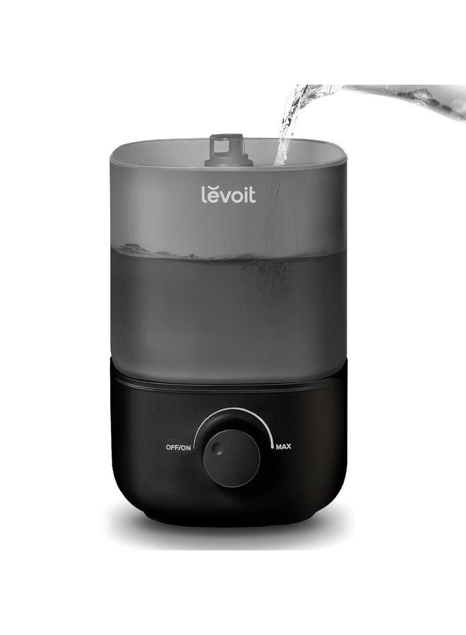 LEVOIT LEVOIT Classic 160 Top-Fill Ultrasonic Cool Mist Humidifier, Super Easy to Fill and Clean, Quiet Operation for Bedroom Home Baby & Plants, Auto Shut-off for Safety, 360° Rotating Nozzle, 2.5L, Black - Image 1