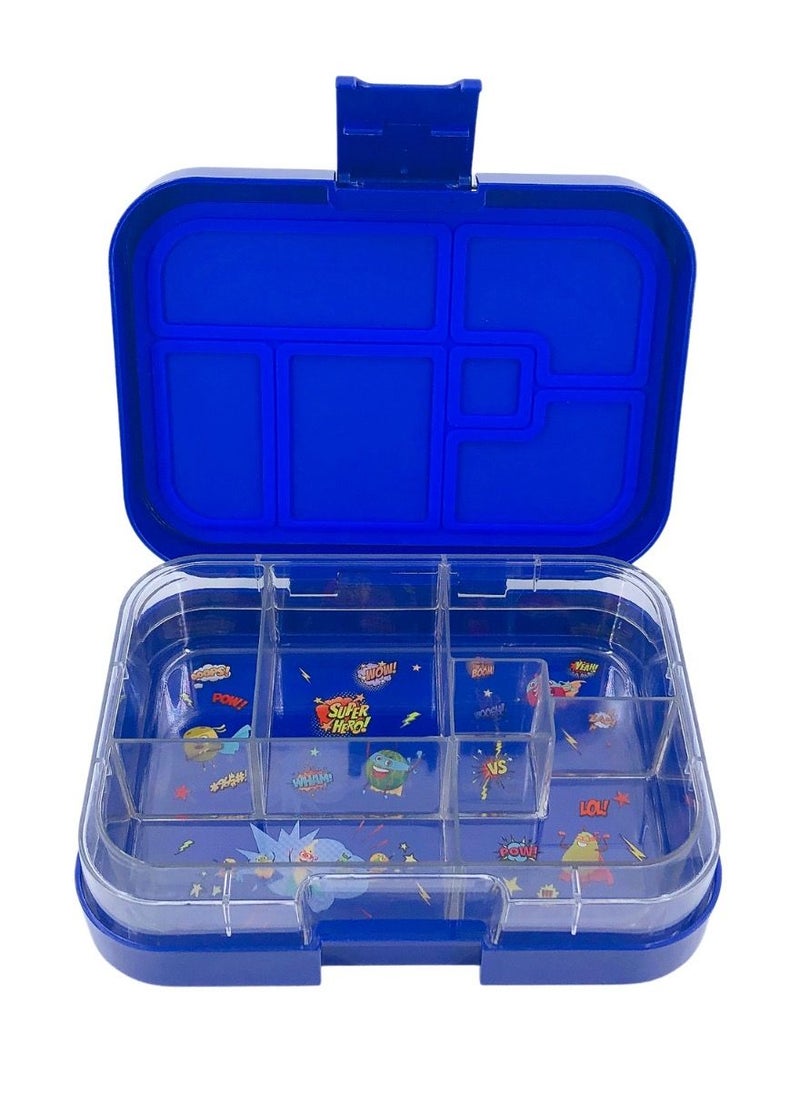 TINY WHEEL Tiny Wheel baby Lunch Box Blue 6 Compartments  - Image 3
