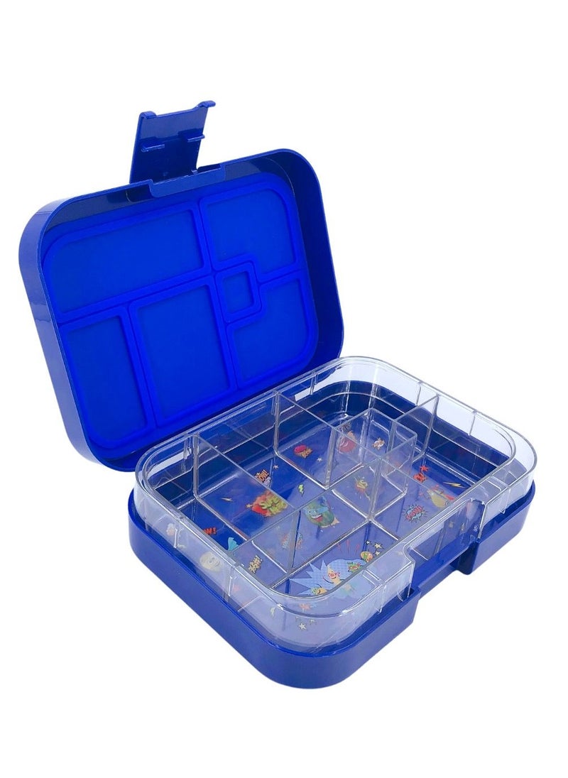 TINY WHEEL Tiny Wheel baby Lunch Box Blue 6 Compartments  - Image 4