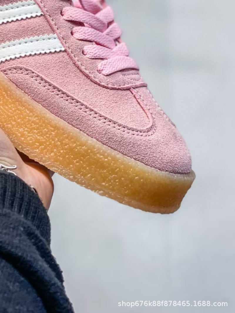 De Xun Shoes For Men And Women, Putian Samba Pure Original Versatile Campus Height-Increasing Thick-Soled Casual White Shoes - Image 5