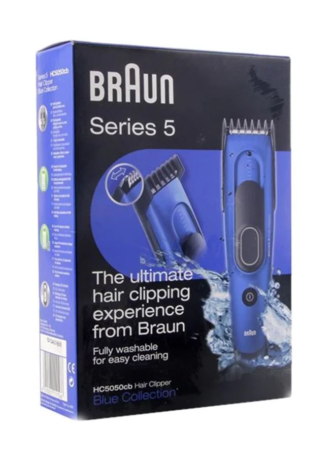 BRAUN HC 5050 Rechargeable Hair Clipper Fully Washable