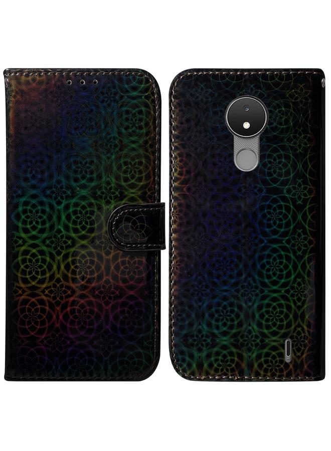 S-TOP Case For Nokia C21 Colorful Magnetic Buckle Leather Phone Case - Image 1