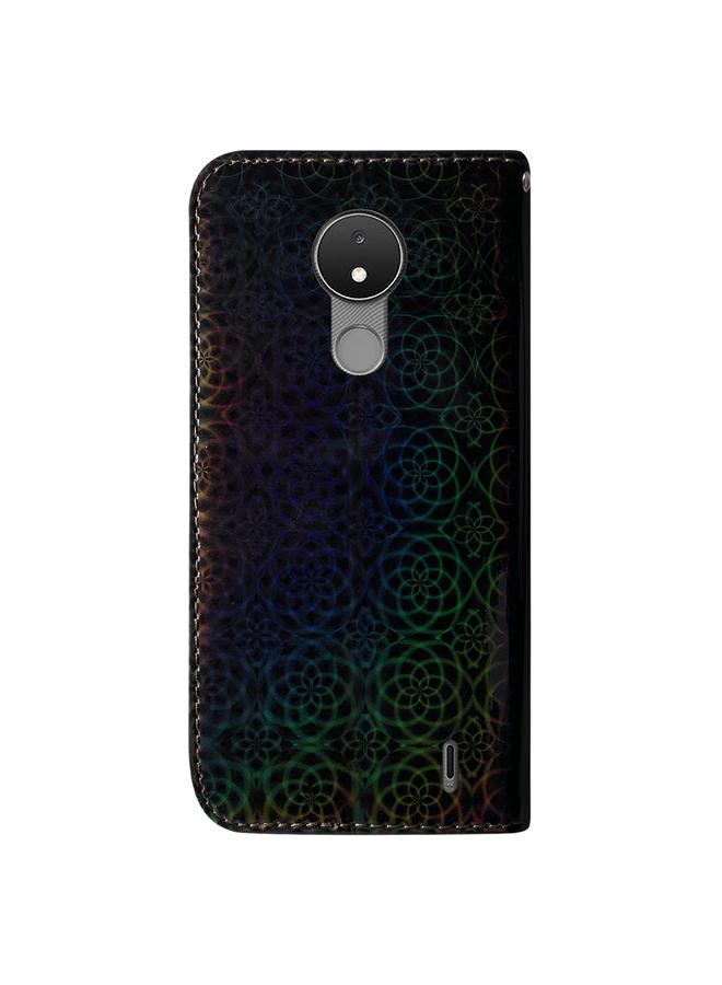 S-TOP Case For Nokia C21 Colorful Magnetic Buckle Leather Phone Case - Image 3