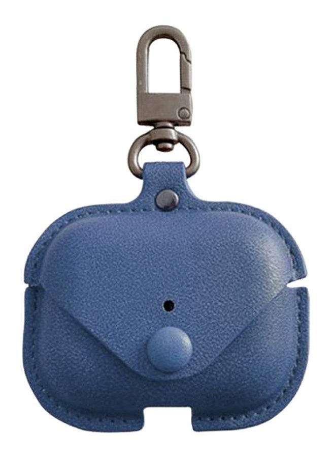 INEIX Leather Protective Case Cover For Apple AirPods Pro -Drak Blue  - Image 1