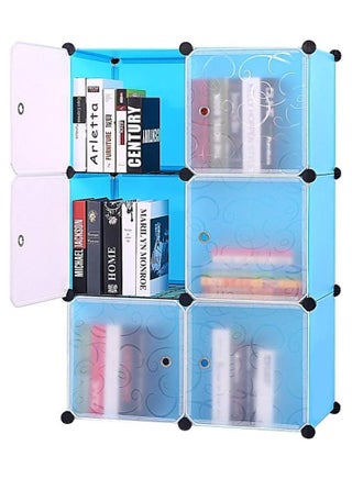 6 Cube Plastic Shoe Storage Organizer Units, Stackable Shoe Organizing Rack, Closed Shoe Organizer Boxes Bins with Doors, Space Saving Shoe Storage Cabinet for Heels, Boots, Slippers - pzsku/ZFF2C22DD5AB76AD37B72Z/45/_/1691413727/6278cc59-b460-41de-9ca5-35b4697689fc