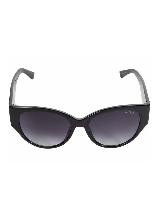 GUESS Women Cat Eye Sunglasses with Smoked Lenses - GF6118 01B 55mm - Image 2