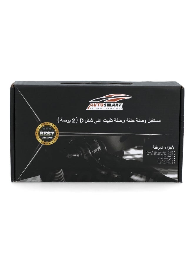 أوتو سمارت وصلة سحب وحلقة ربط محمولة بتصميم متين ومريح أسود - Image 4