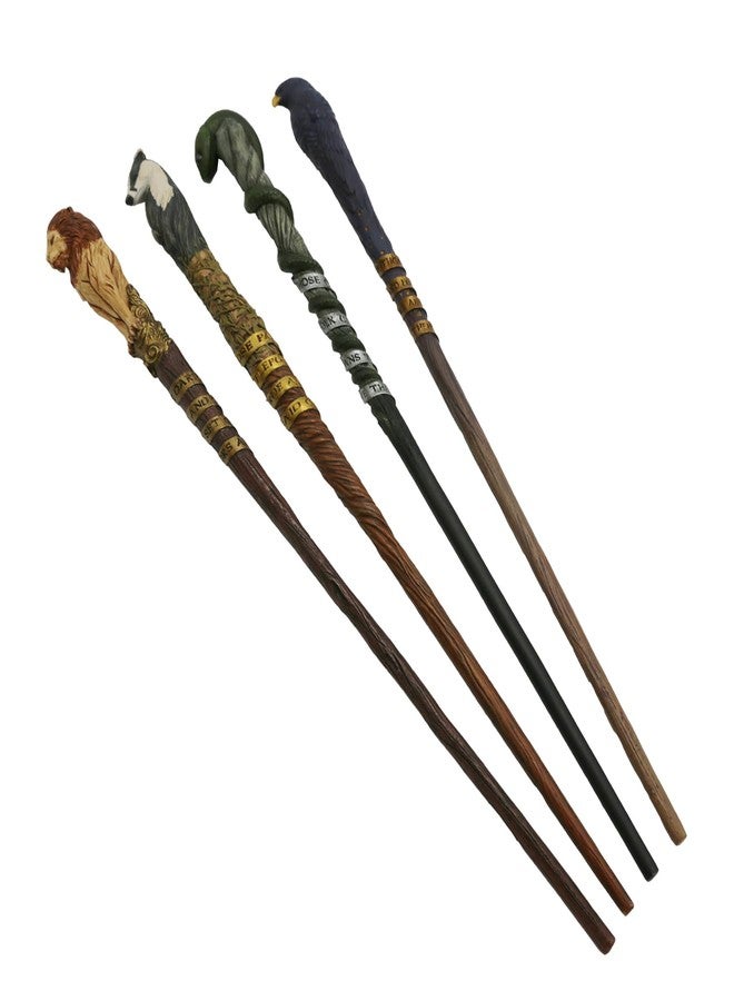 Harry Potter Gryffindor Mascot & Traits Wand - Second Edition Collectible with Lion Topper & House Inscription - 14" Replica with Premium Display Box - Ideal for Fans & Collectors - Not a Toy - Image 4