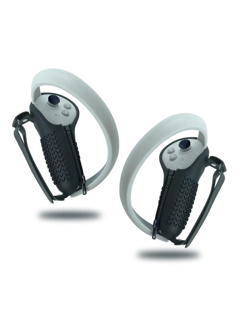 General Controller Handle Cover Silicone Handle Controller Cover Skin Protector Adjustable Controller Strap Compatible with PICO 4 VR accessories  - Image 1