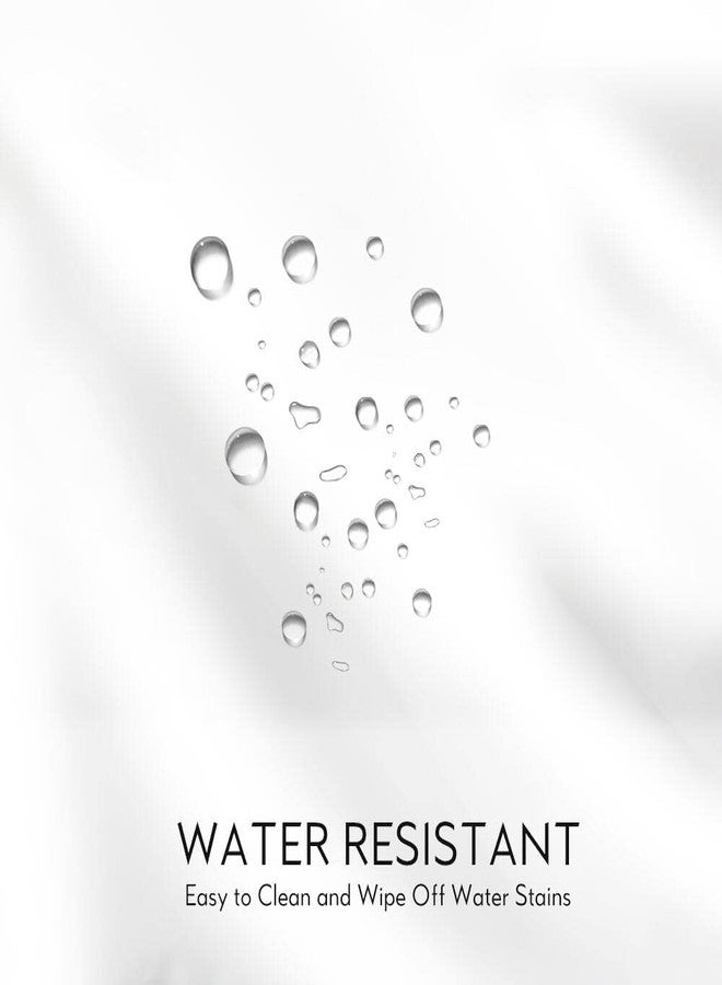 FGY Shower Curtain Liner 72" x 72” Waterproof & Washable PEVA Shower Liner with 12 Metal Grommet (White) - Image 5