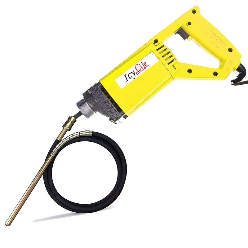 ICYLIFE ICYLIFE 1260WATT Concrete Vibratoriron Machine With 2 Mtr Needle Electric Concrete Vibrator 13100rpm  - Image 1