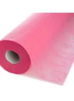 MEDSPACLINIC Pink Non-Woven Disposable Bed Roll 80x180CM, Roll Spa Bed Waterproof Bed Cover, Massage Table Paper Roll for Massage, Spa, Tattoo and Exam Tables, 50 sheets  - Image 1