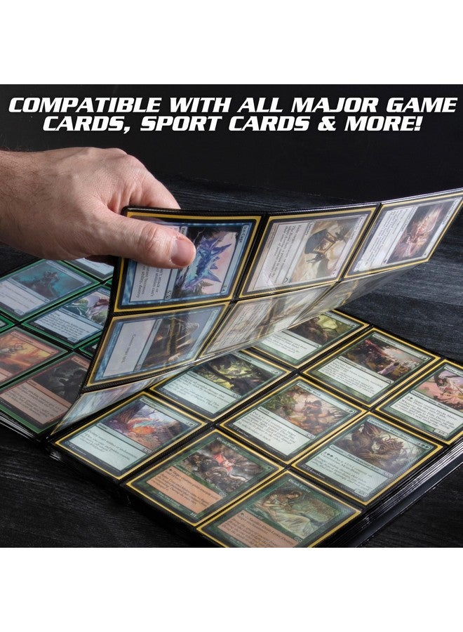 Monster Protectors Monster 9 Pocket Trading Card Binder - Matte Purple Album, Anti-Theft & Anti-Drop TCG Protection w Side Loading Padded Pockets, Double Sided, Holds 360 Cards, Sports, Gaming, Kpop, Gift  - Image 5