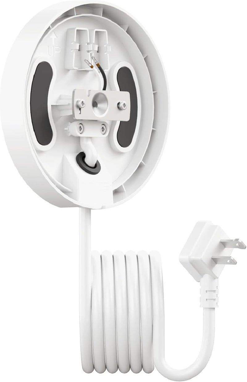 وايز محمل إضافي لكاميرات WYZE Floodlight CAM لطرازات v1/v2/Pro، علبة كهربائية مزودة بكابل طاقة خارجي مقاوم للعوامل الجوية بطول 20 قدم، سهل التركيب (لون أبيض). - Image 1