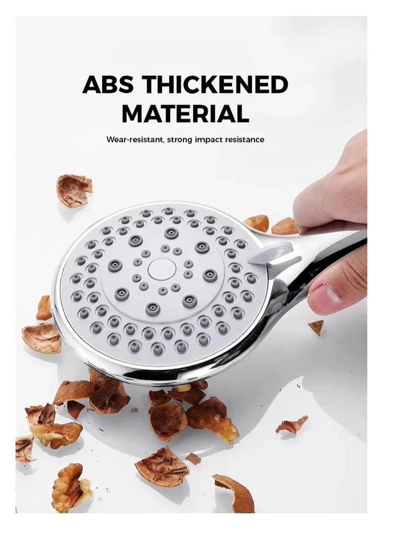 إيوا مجموعة دش محمولة متعددة الاستخدامات مع خرطوم مرن من الفولاذ المقاوم للصدأ بطول 1.5 متر وحامل ABS قابل للتعديل - تدفق مياه عالي الضغط - Image 3