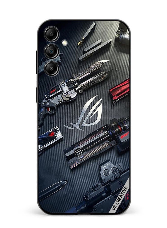 VR CREATIVE Protective Case Cover For Samsung Galaxy A14 5G/A14 Rog Asus Design Multicolour - Image 1