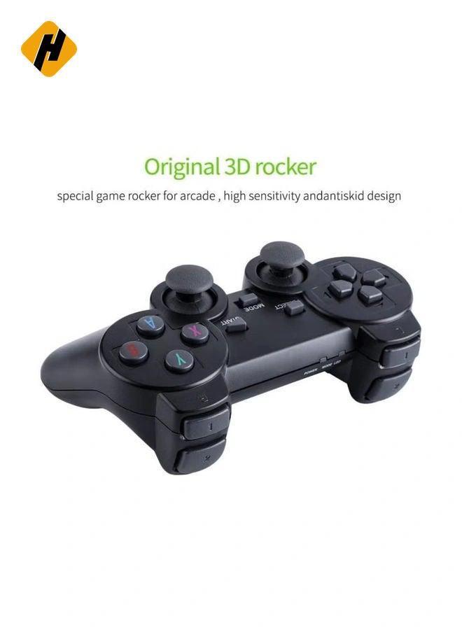 HuHa Classic M8 Game Stick 4K Game Console with Two 2.4G Wireless Gamepads Dual Players HDMI Output Built in 3500 Classic Games Compatible with Android TV/PC/Laptop/Projector  - Image 4
