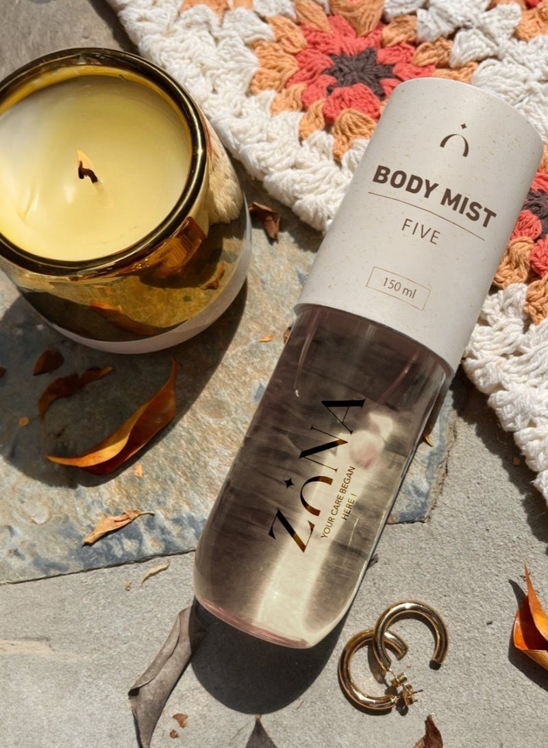 ZONA Luxury Body Mist Inspired by Chanel N5 Fine Mist and Long Lasting Five 150 ml - Image 2