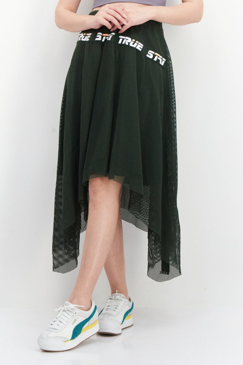 ONLY Women Printed Midi Skirt, Green - Image 1