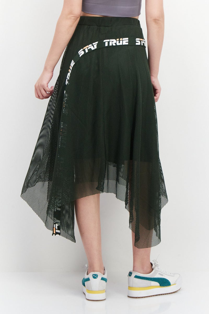 ONLY Women Printed Midi Skirt, Green - Image 3