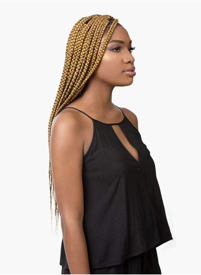 Sensationnel Braids - Sensationnel Synthetic Hair Braids X-Pression 3X RUWA PRE-STRETCHED Braid 24" (3 Pack, 1B) - Image 1
