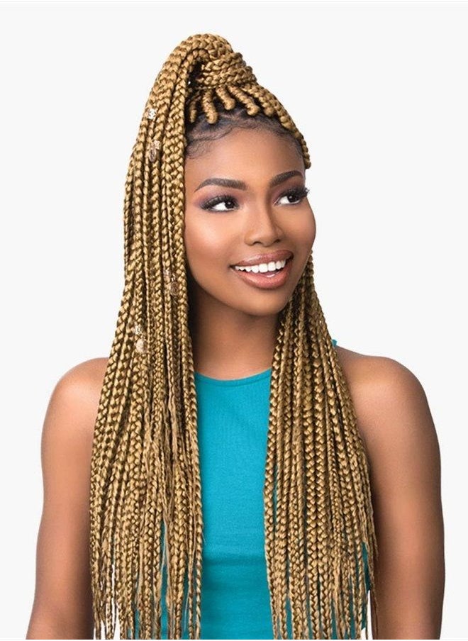 Sensationnel Braids - Sensationnel Synthetic Hair Braids X-Pression 3X RUWA PRE-STRETCHED Braid 24" (3 Pack, 1B) - Image 1