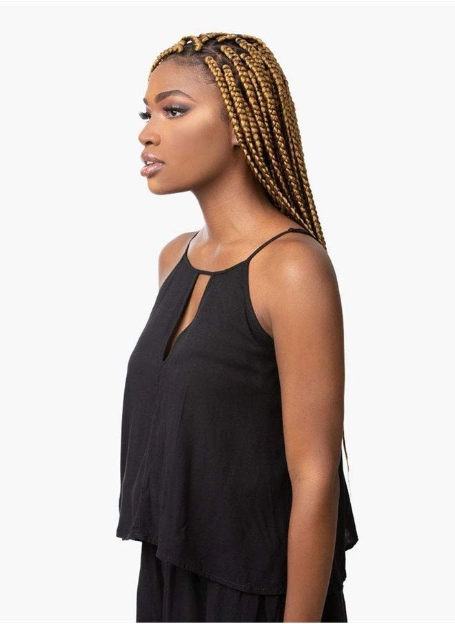 Sensationnel Braids - Sensationnel Synthetic Hair Braids X-Pression 3X RUWA PRE-STRETCHED Braid 24" (3 Pack, 1B) - Image 1