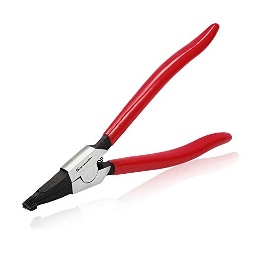 SPEEDWOX 8 Inches Lock Ring Pliers for Removing Installing Gearshift Locking Rings Special Angle Tip Circlip Retaining Ring Pliers Automobile Transmission Clutch Shafts Tool
