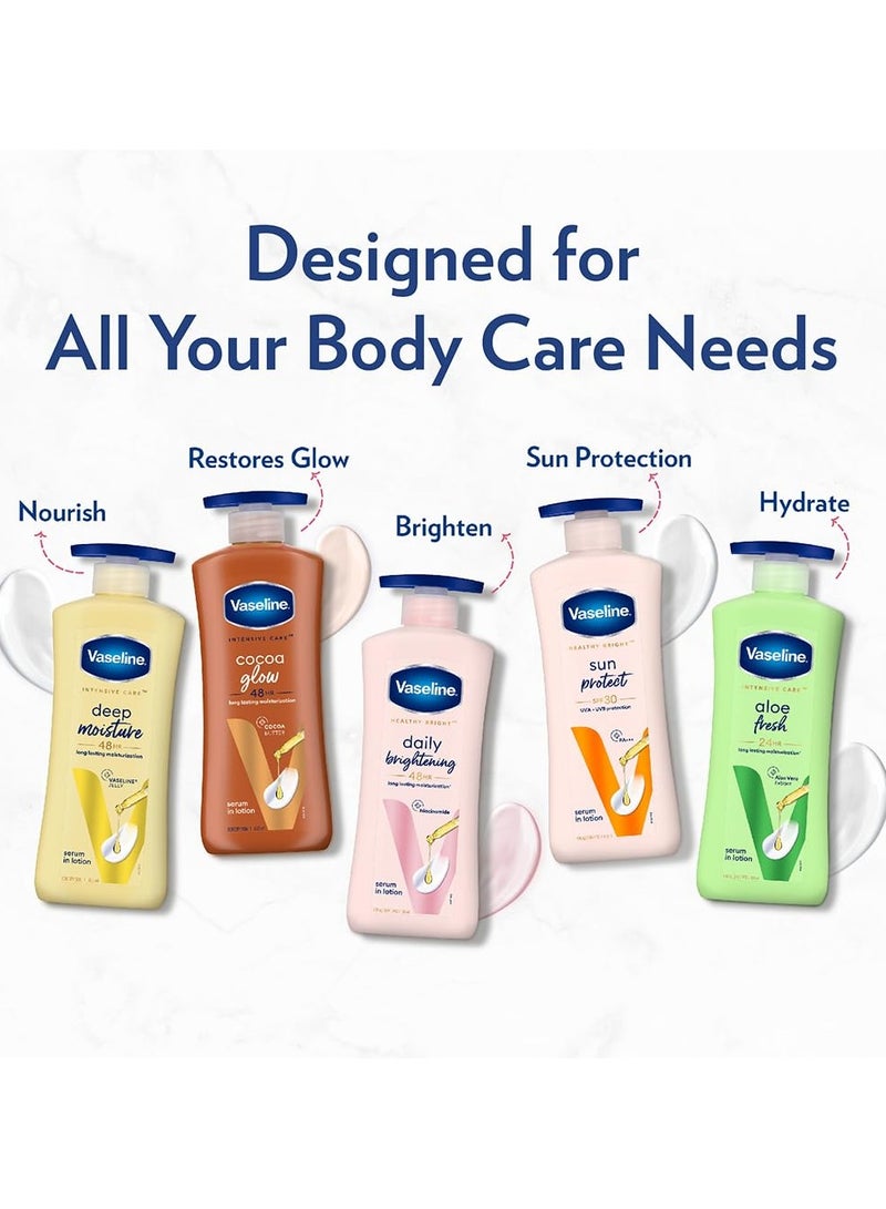 Vaseline Aloe Fresh Hydrating Body Lotion, 400 ml, for Fresh, Hydrated Skin - Image 5