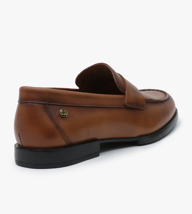 TONI ROSSI Button Casual Men’s Leather Loafers